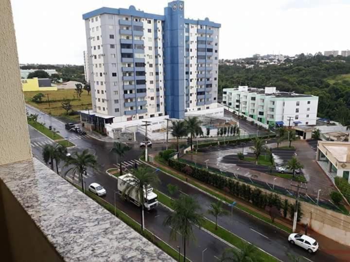 Hotel Golden Dolphin Resort - Flat No Decimo Andar Quarto Com Varanda 카우다스노바스 외부 사진