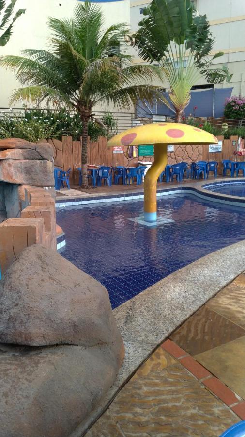 Hotel Golden Dolphin Resort - Flat No Decimo Andar Quarto Com Varanda 카우다스노바스 외부 사진